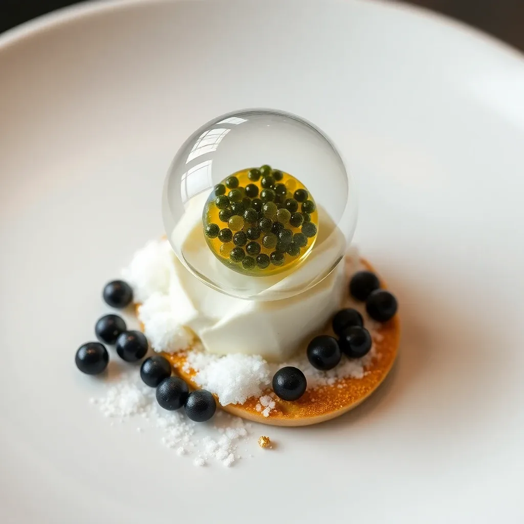 Caviar Spherification Dome